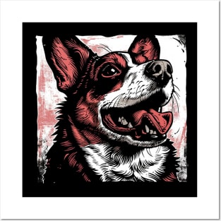 Retro Art Pembroke Welsh Corgi Dog Lover Posters and Art